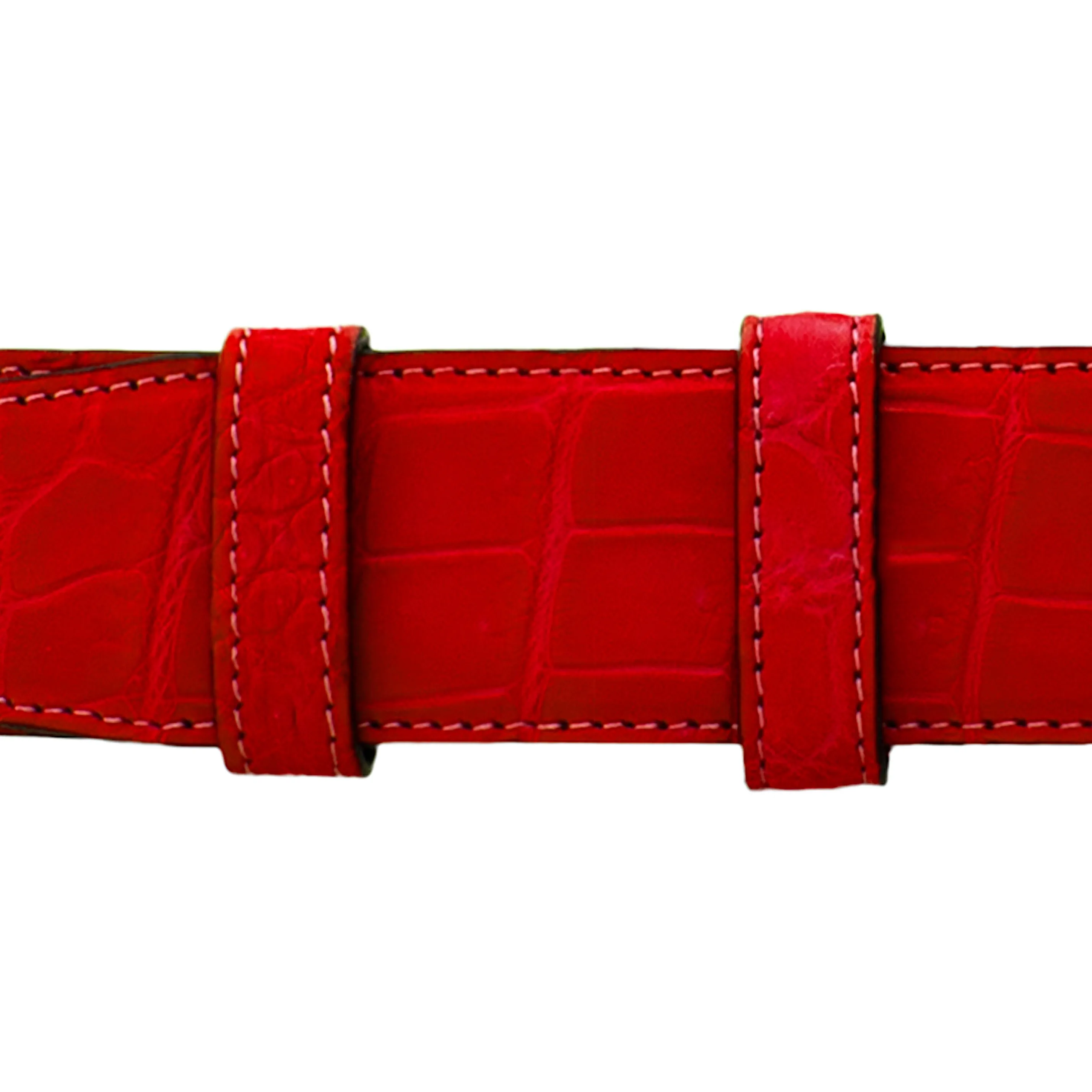 1 1/4" Candy Seasonal Belt with Oxford Cocktail Buckle in Brass