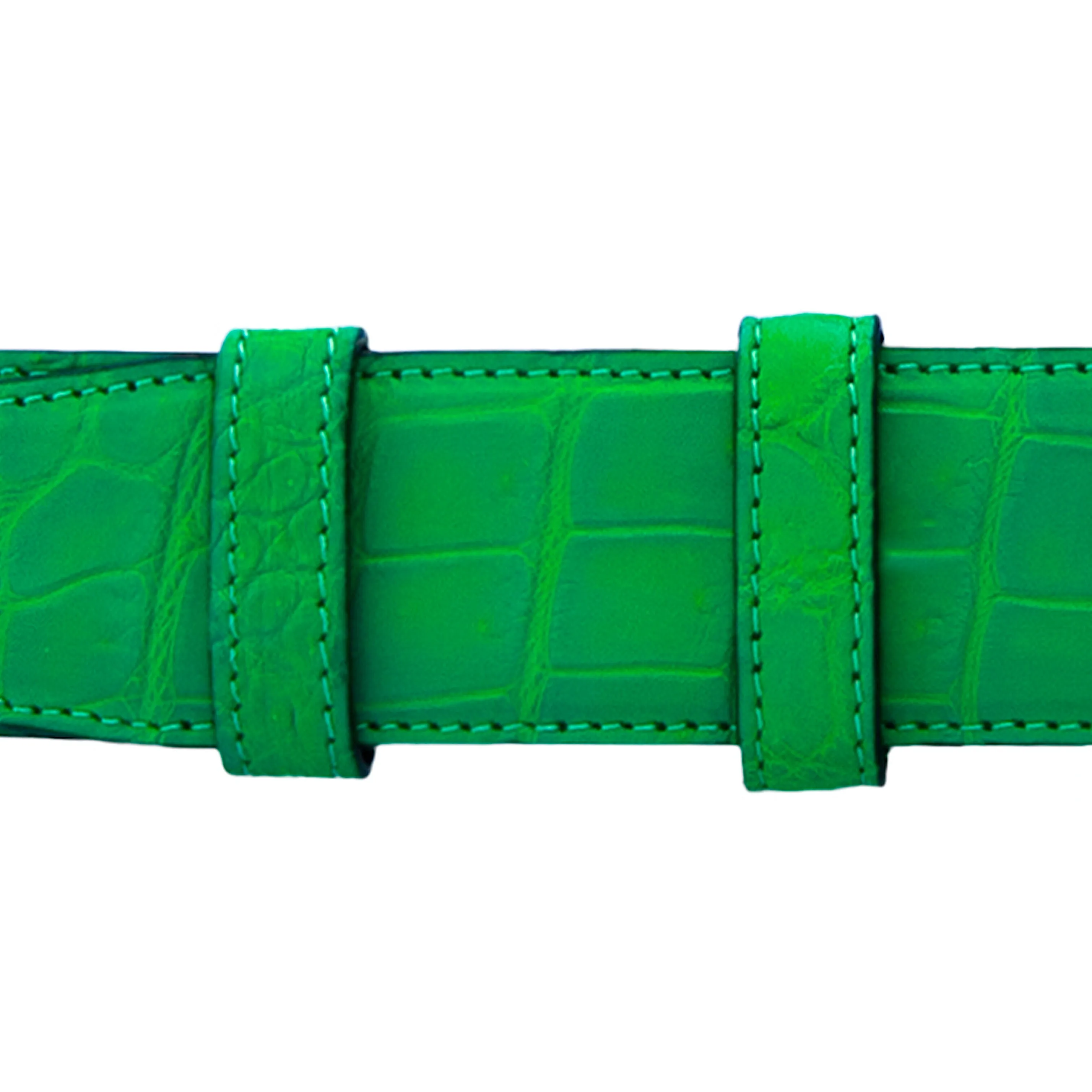 1 1/4" Fern Seasonal Belt with Denver Casual Buckle in Polished Nickel