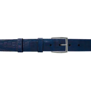 1 1/4" Royal Seasonal Belt with Winston Dress Buckle in Polished Nickel