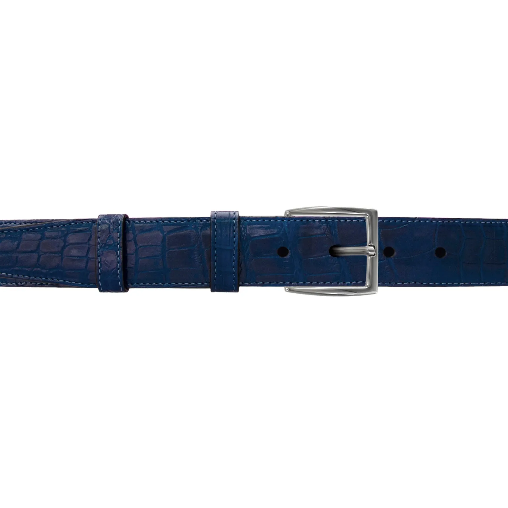 1 1/4" Royal Seasonal Belt with Winston Dress Buckle in Polished Nickel