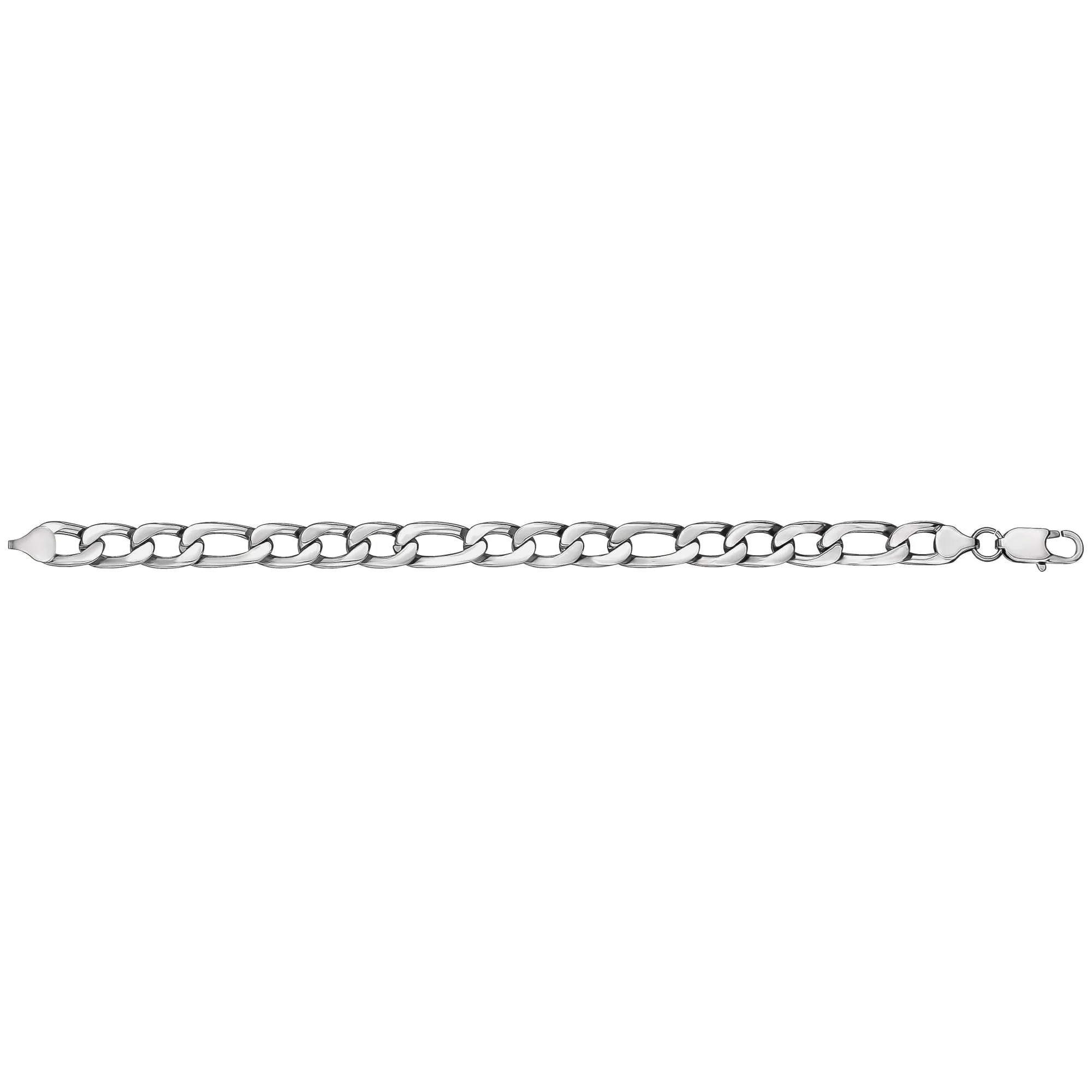 10mm Figaro Link Bracelet