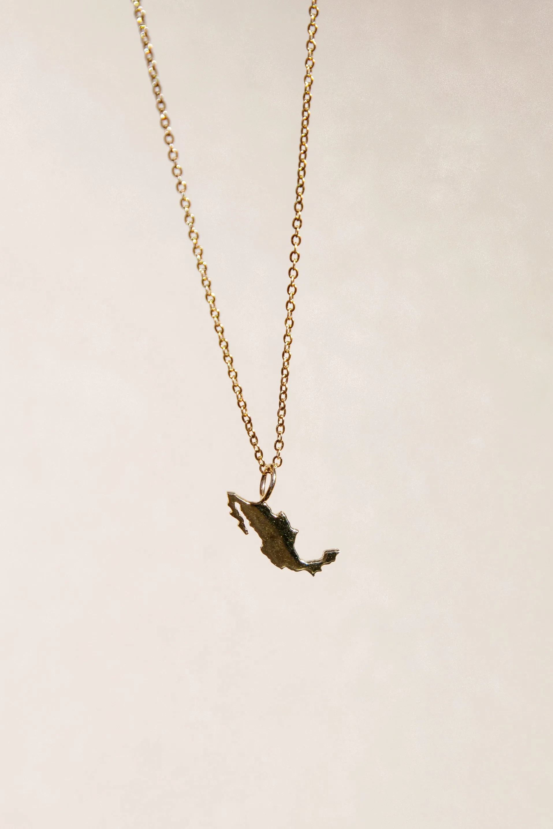 14K Mini Origin 'México' Necklace