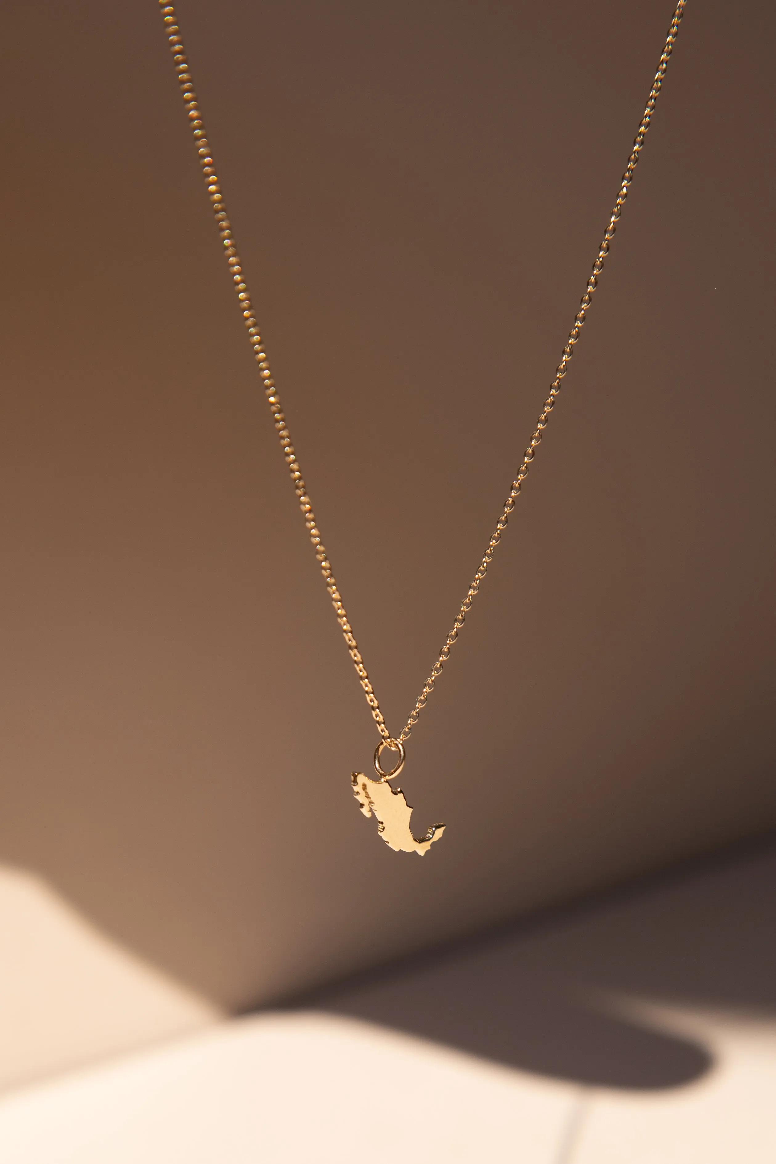 14K Mini Origin 'México' Necklace
