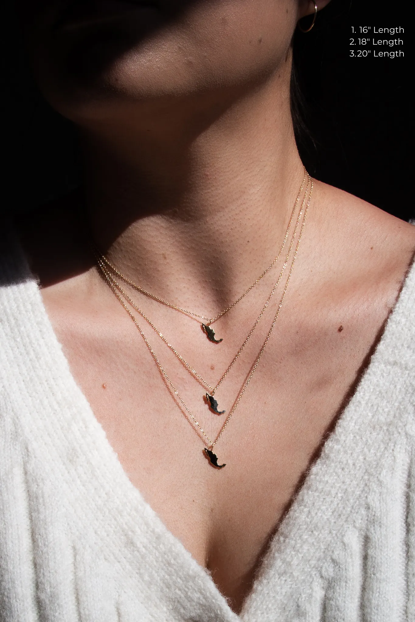 14K Mini Origin 'Nicaragua' Necklace
