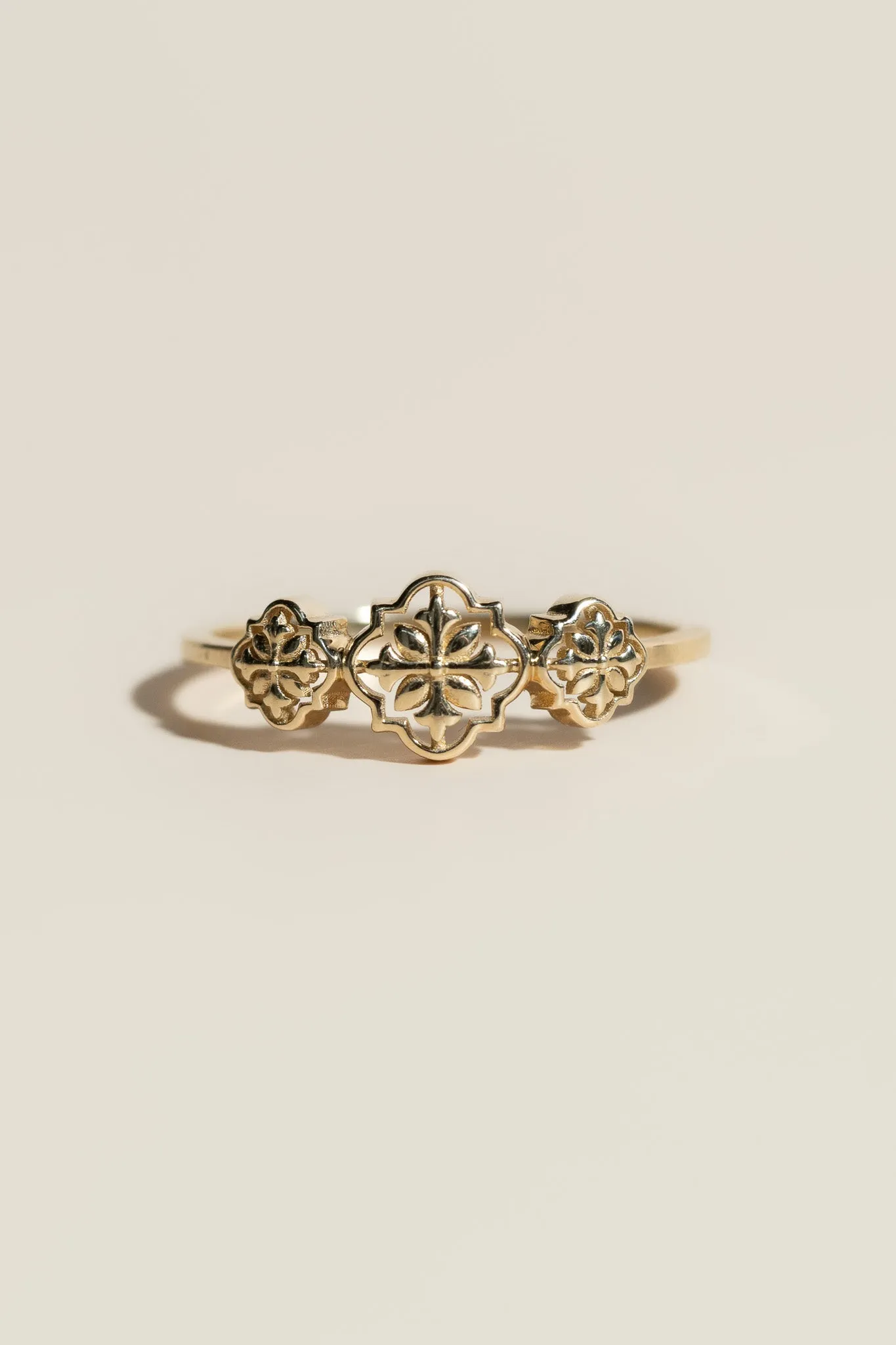 14K Tres Talaveras Ring