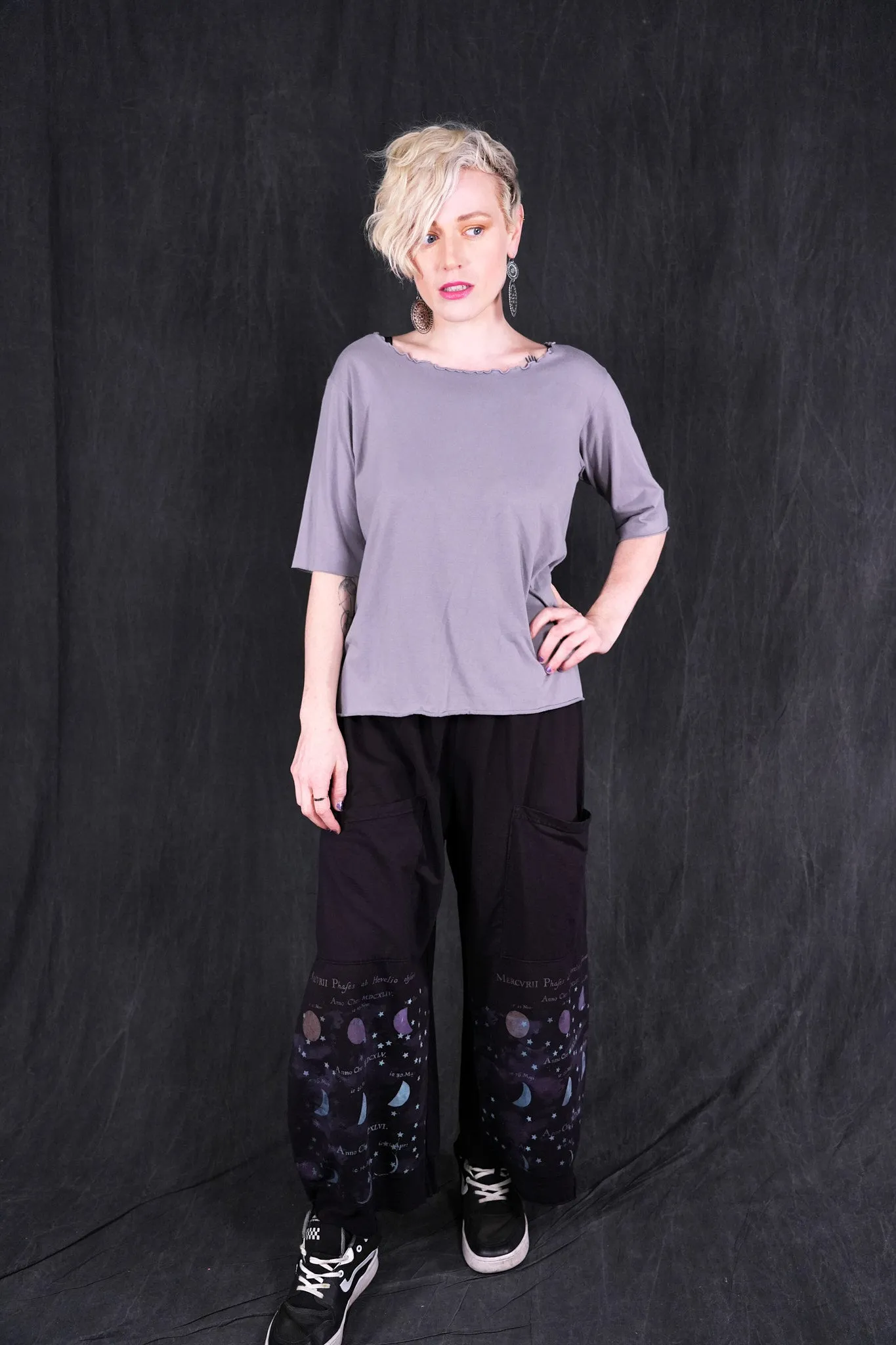 1569 Poetic Layering Top Morning Grey