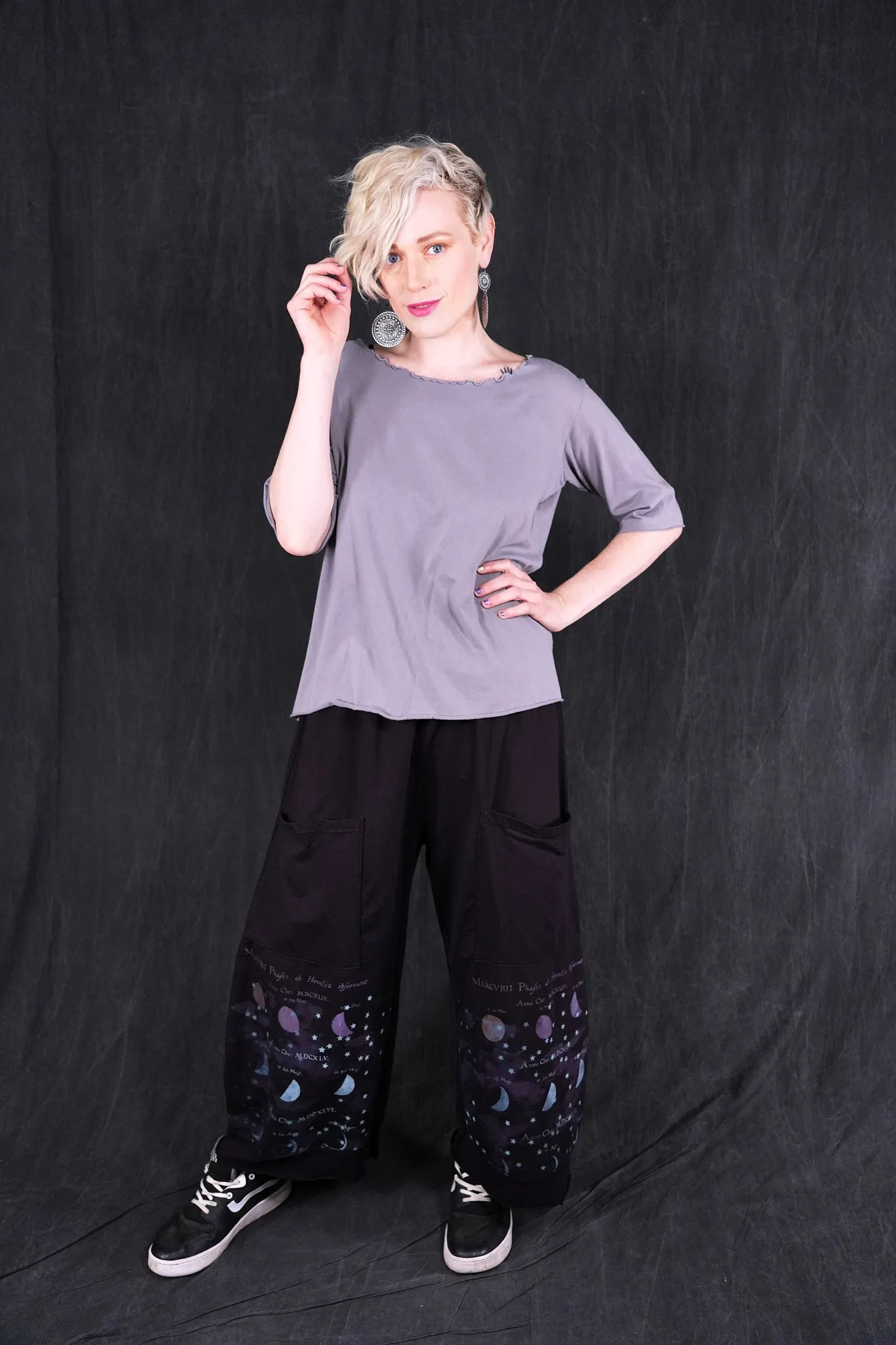 1569 Poetic Layering Top Morning Grey