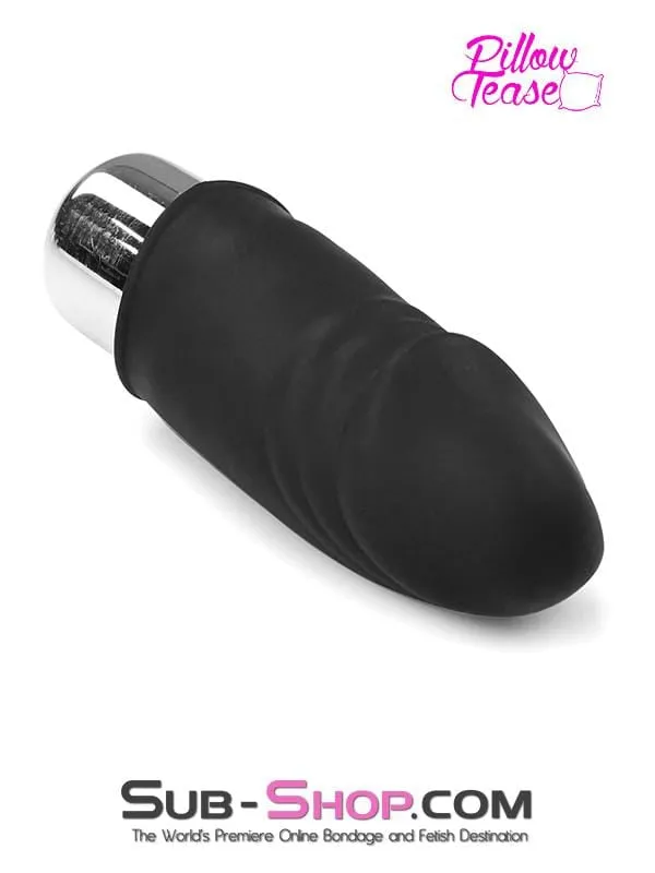 1873M      Mini Silicone Dildo Head Vibrating Bullet - LAST CHANCE - Final Closeout!