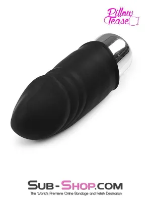 1873M      Mini Silicone Dildo Head Vibrating Bullet - LAST CHANCE - Final Closeout!
