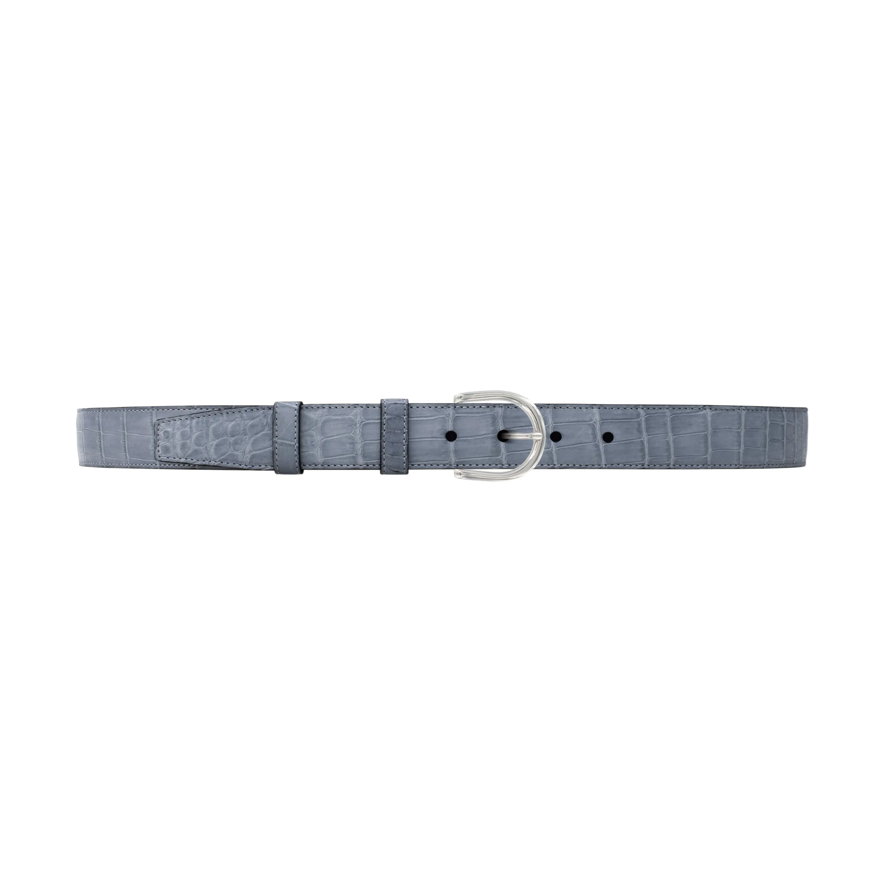 1" Slate Seasonal Belt with Denver Casual Buckle in Polished Nickel