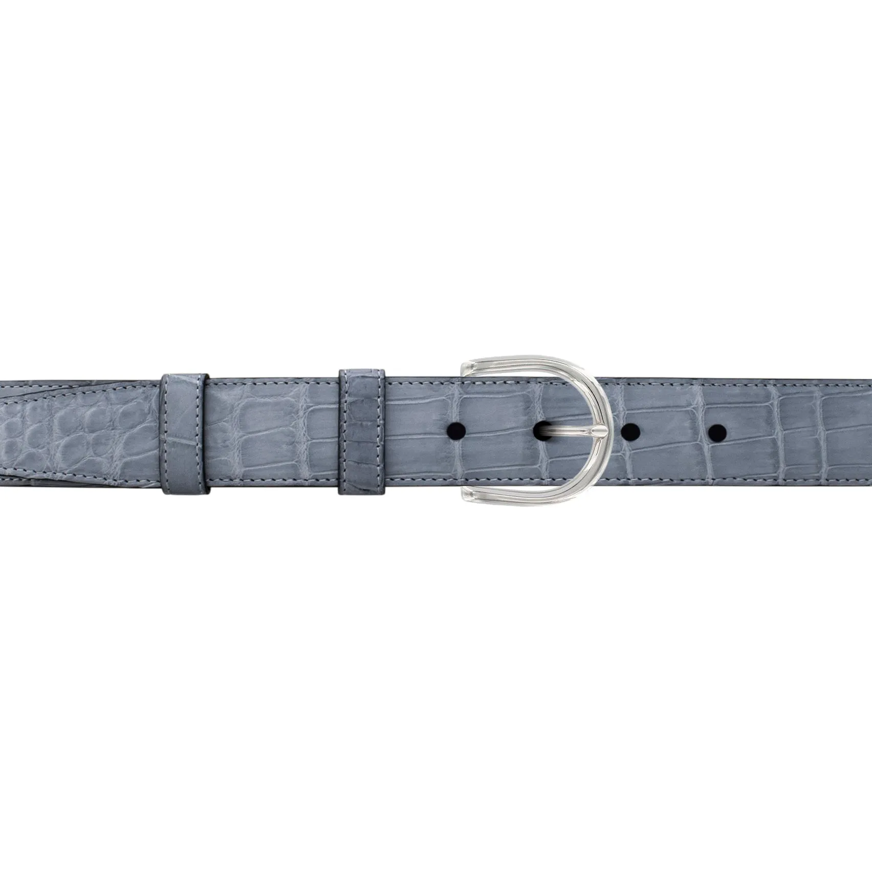 1" Slate Seasonal Belt with Denver Casual Buckle in Polished Nickel