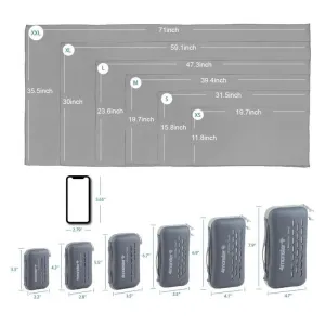 4 Monster - EVA Antibacterial Microfiber Travel Towel XS ( 30X50 CM )