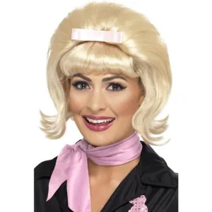 50s Flicked Beehive Bob   Blonde