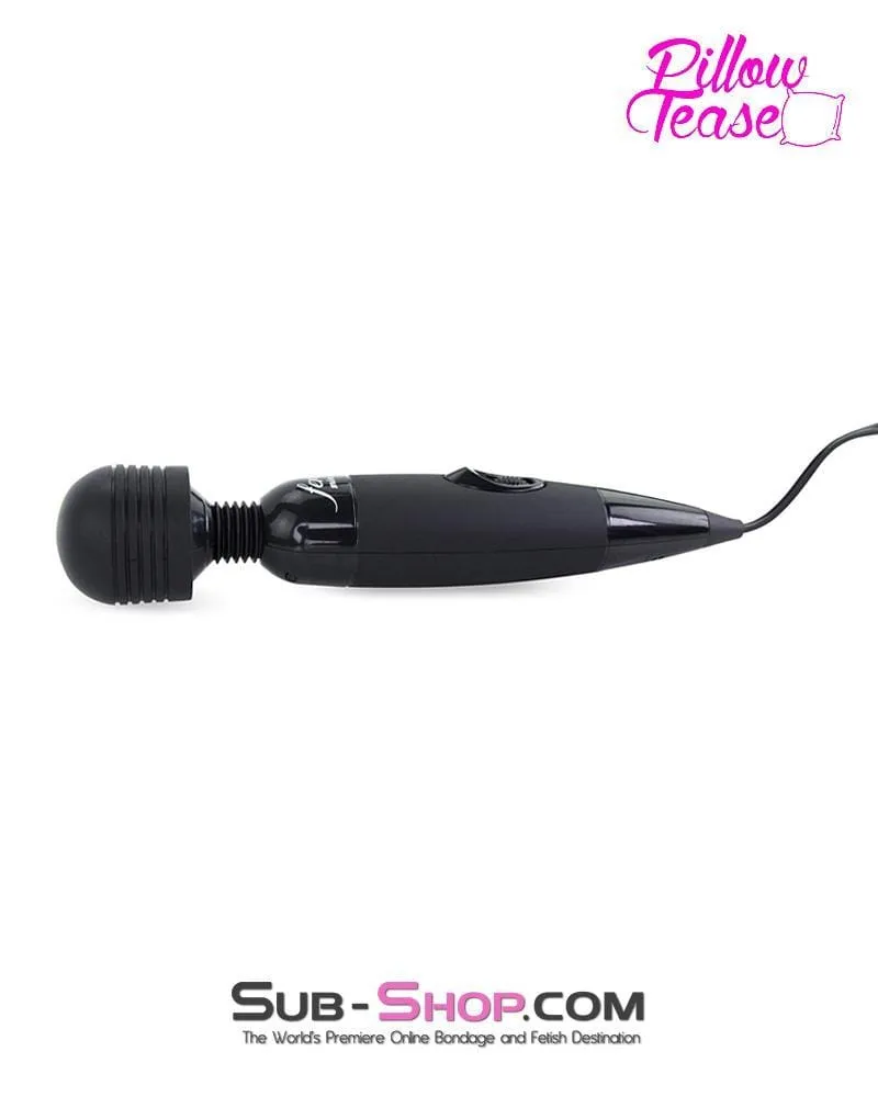 7139M      Black Fairy Mini Wand Massager - LAST CHANCE - Final Closeout!