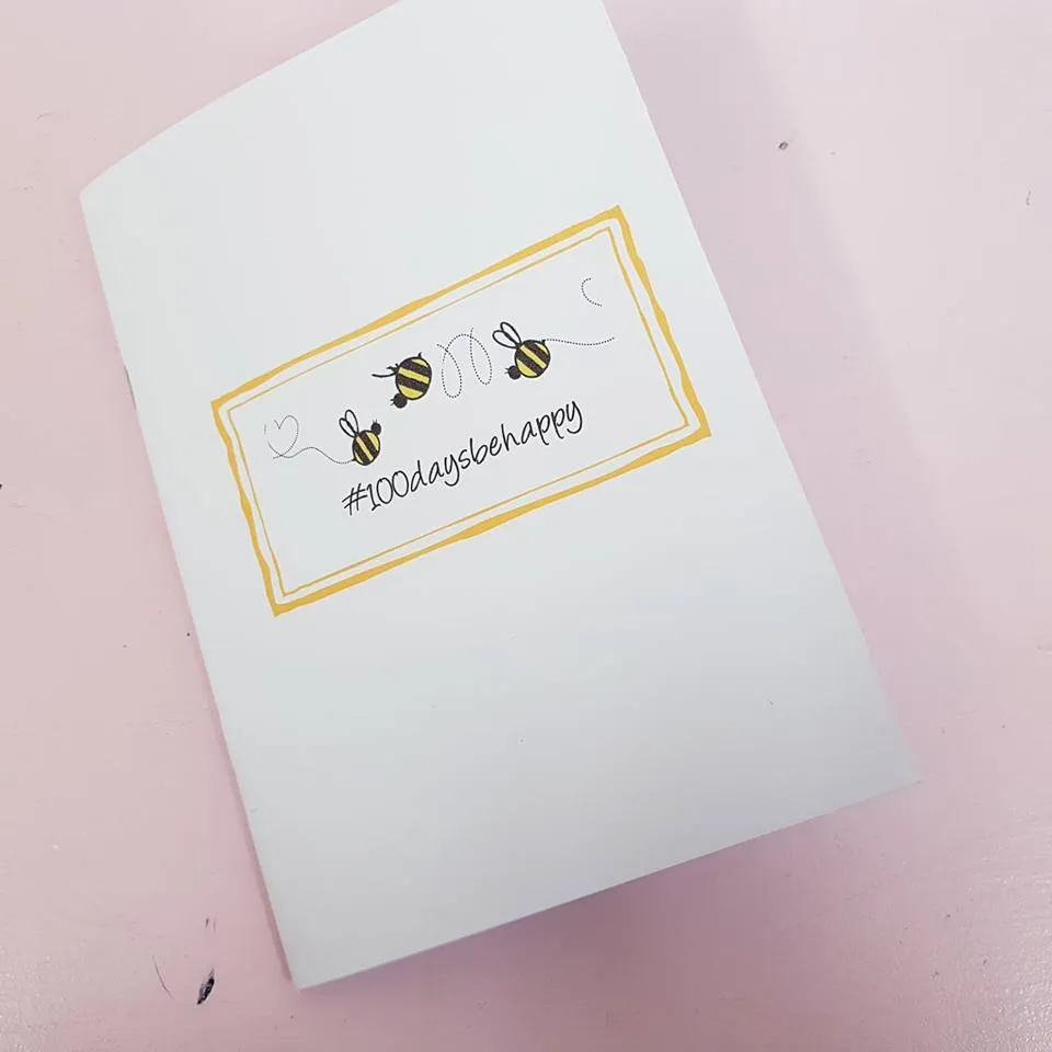 A5 100 Days Be Happy Notebook