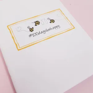 A5 100 Days Be Happy Notebook