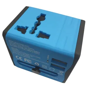Adventure World Universal Travel Adapter (Blue)