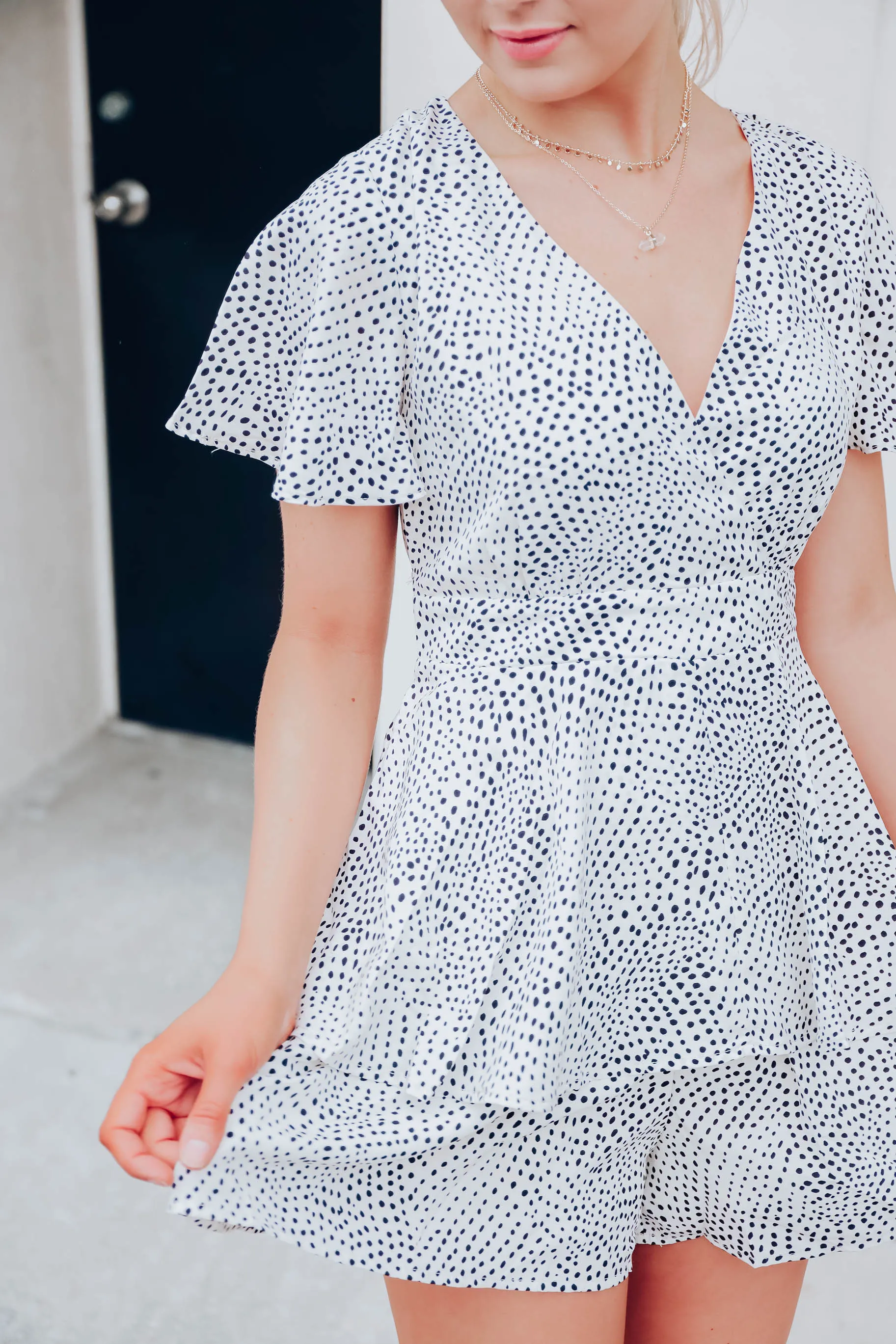 Akira Dalmatian Romper