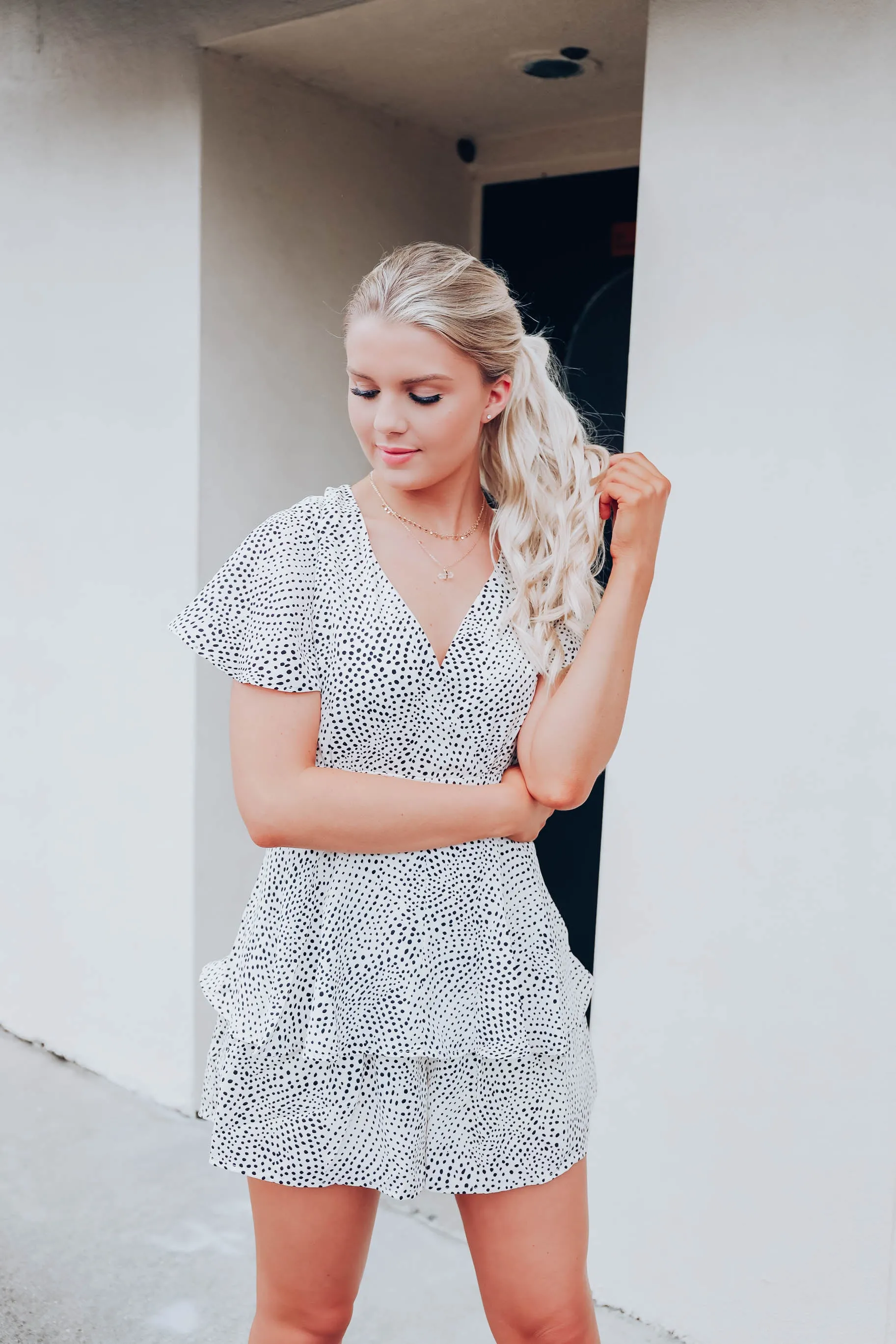 Akira Dalmatian Romper