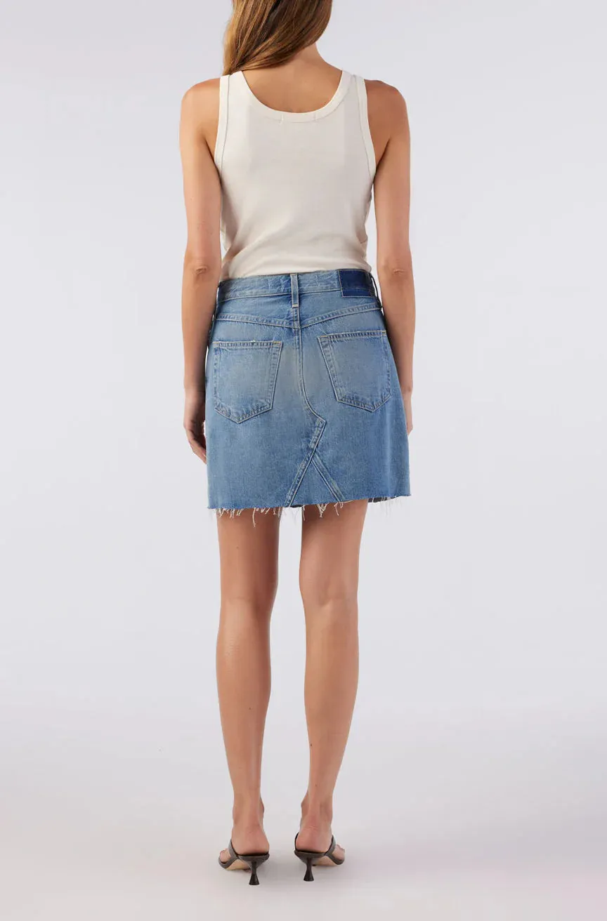 Alexis Skirt w/Raw Cut Hem