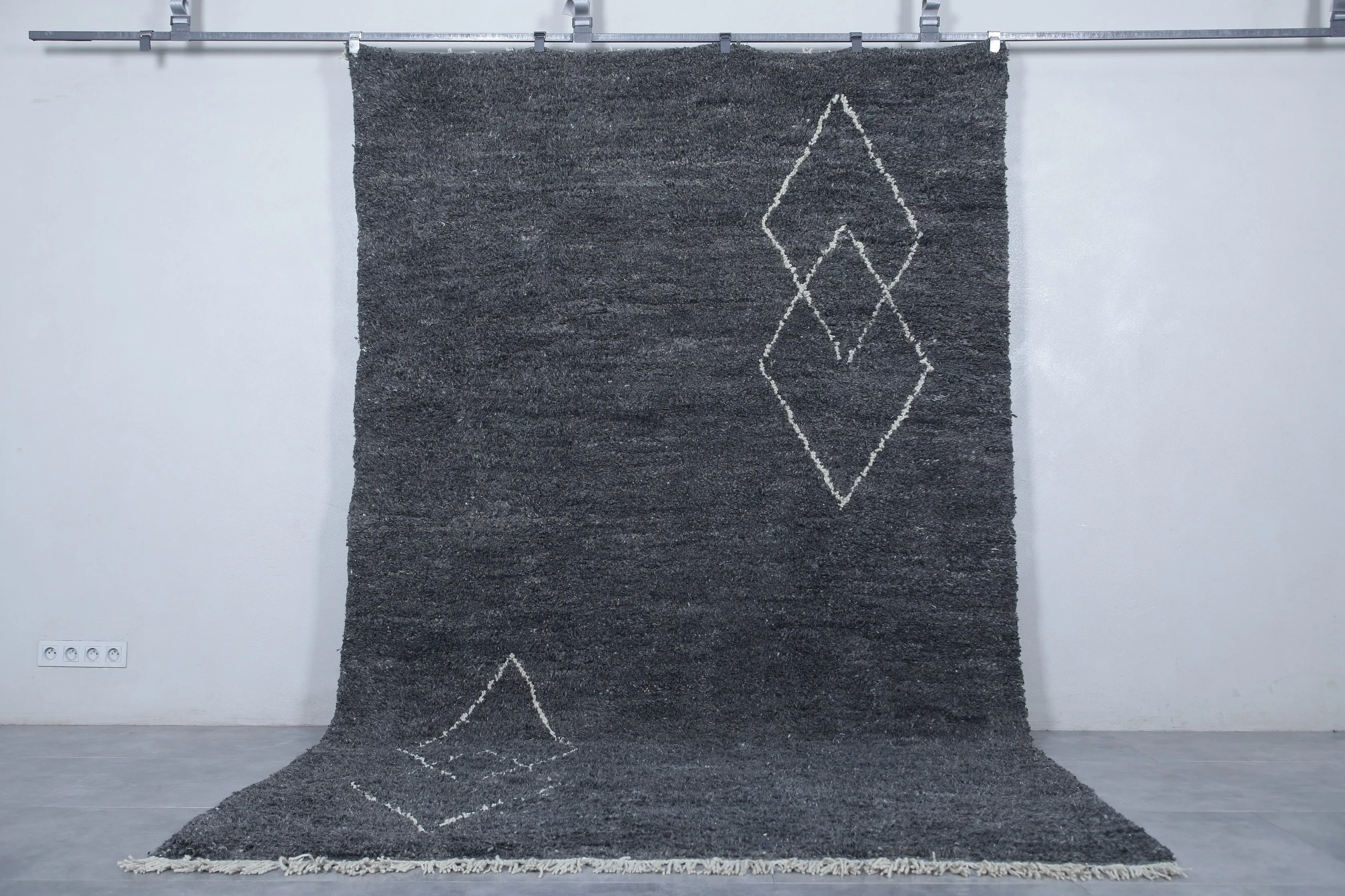 Amazing Moroccan rug - Beni ourain custom size rug