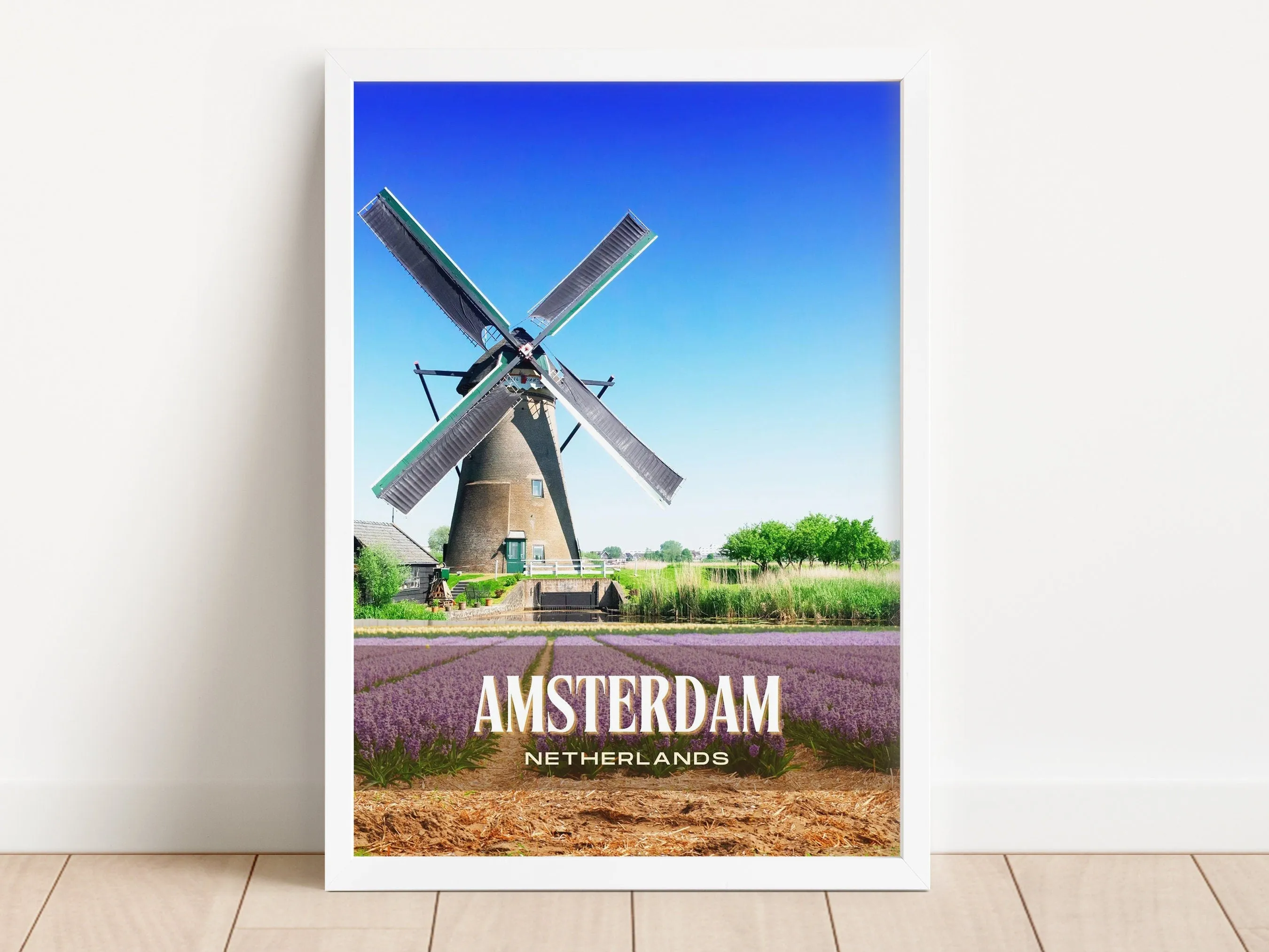 Amsterdam Retro Wall Art, Netherlands