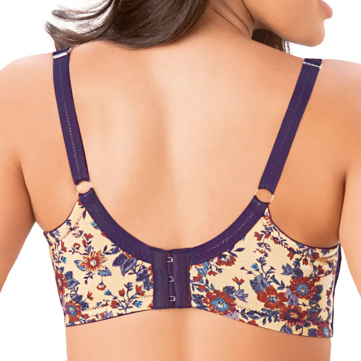 Avon Fashion Classic Mylene Underwire Full Cup Bra - Floral Plum