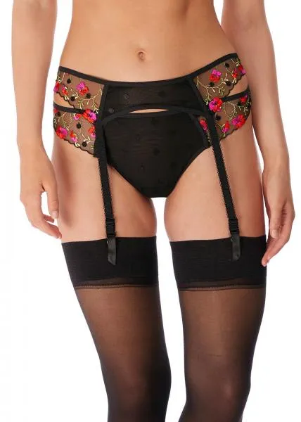 Awakening Suspender Belt - Black -