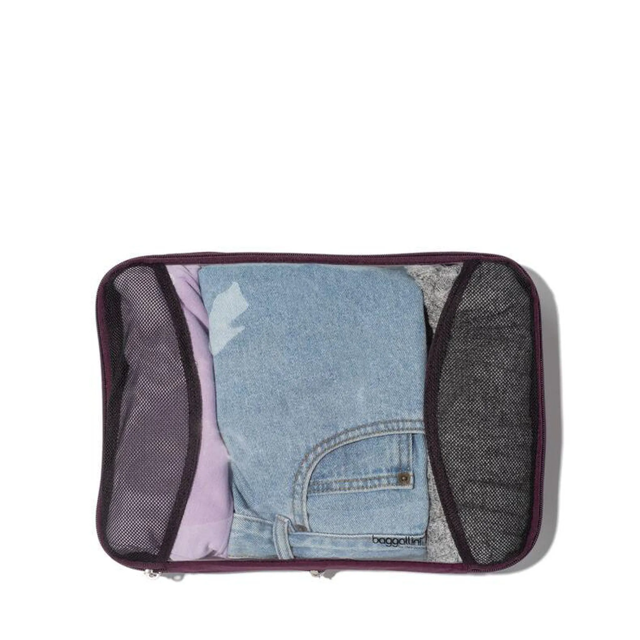 Baggallini Travel 2 Medium & 1 Large Compression Packing Cube Set