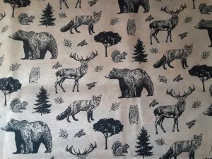 Bear Fox Deer Book Holder/Cover