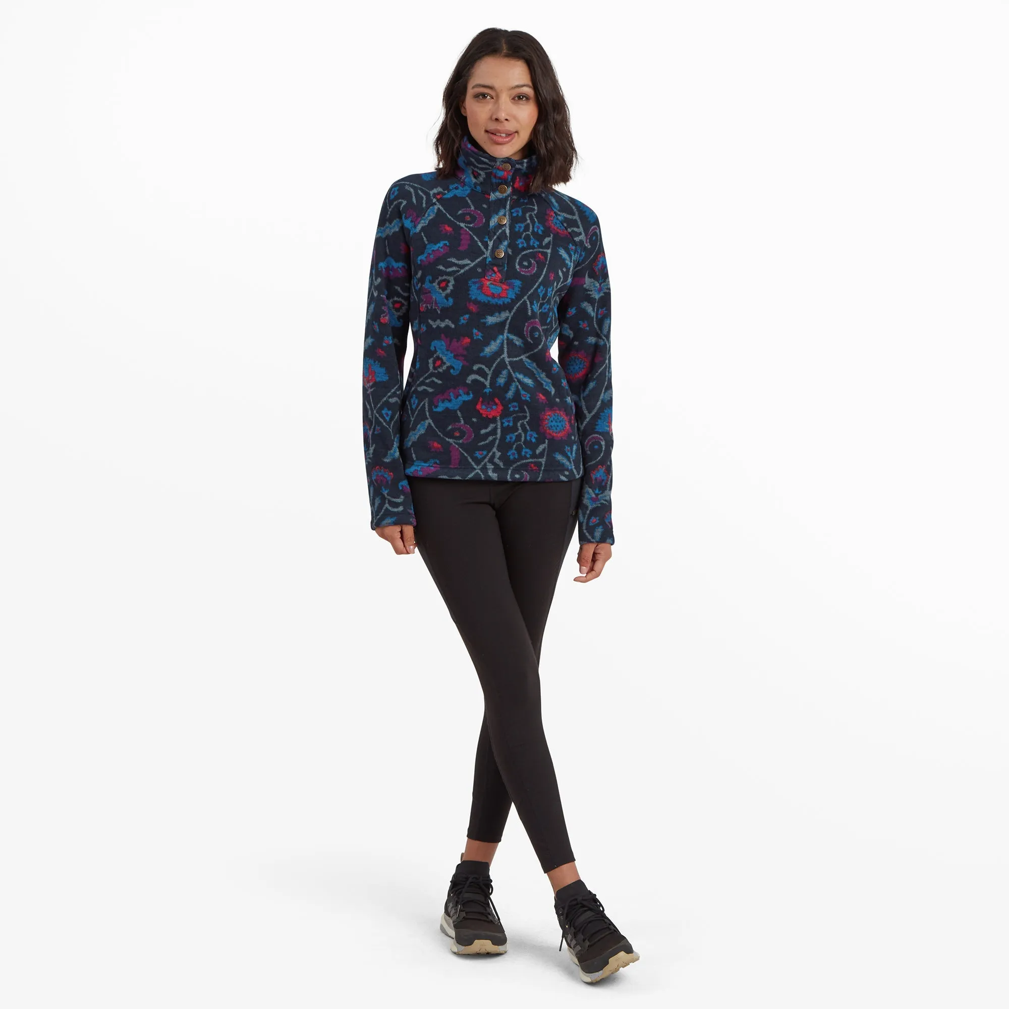 Bhutan Pullover - Rathee Blue Floral