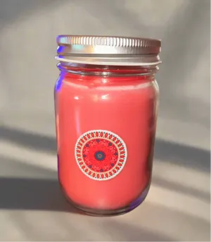 Black Cherry Scent 14 oz Jar Candle