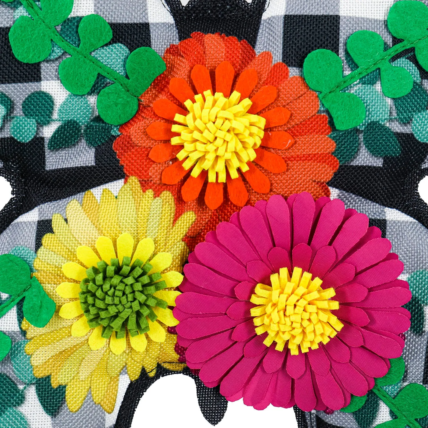 Buffalo Check Butterfly Door Décor,2dhb2245