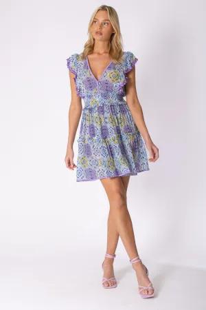 CAMILA DRESS - ZELLIGE TILE
