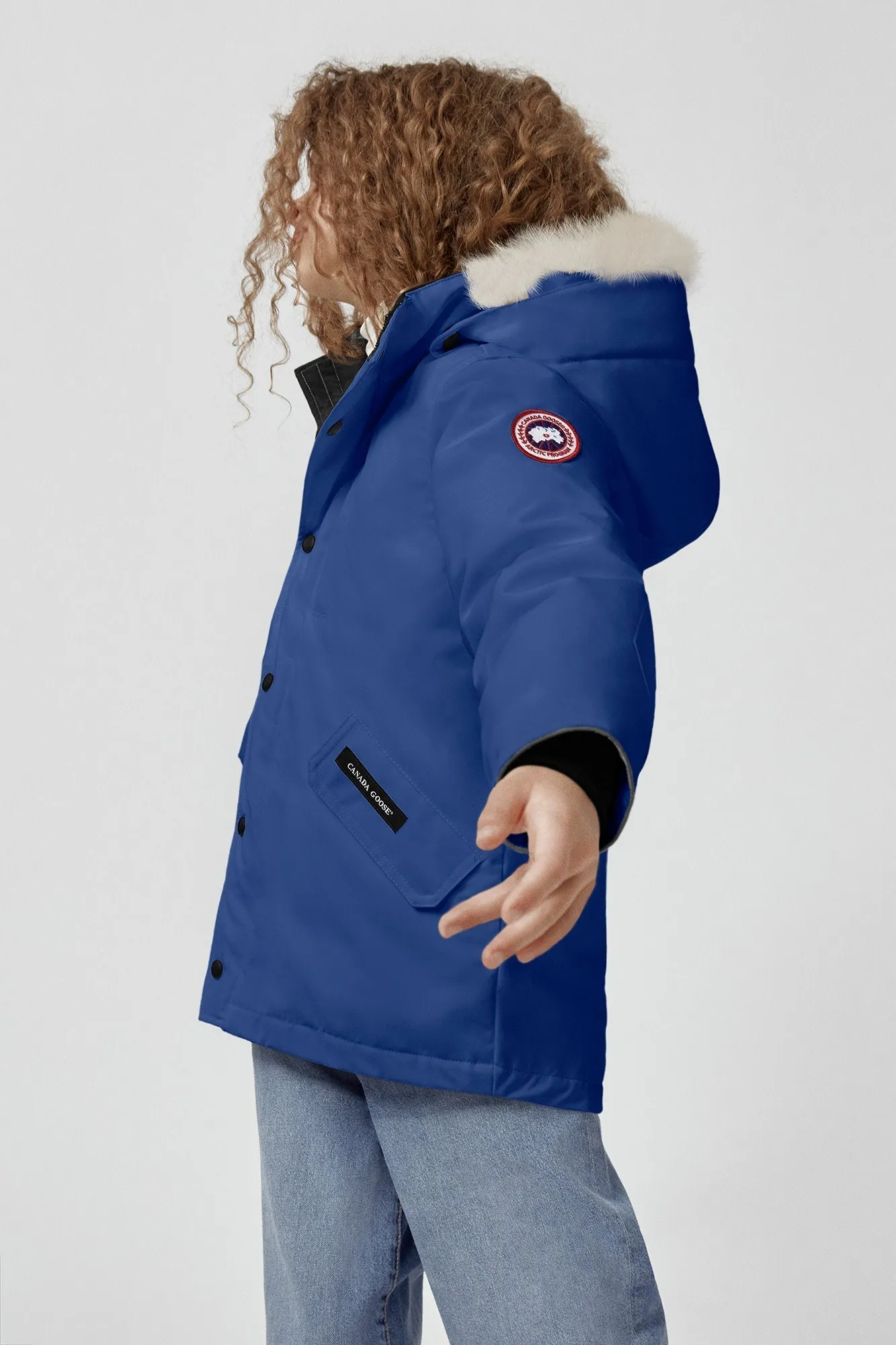 Canada Goose Youth Logan Parka - Pacific Blue