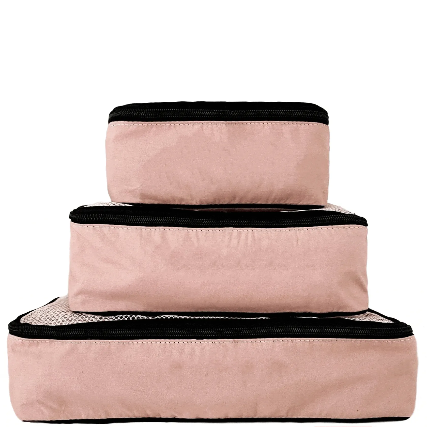 Canvas Packing Cubes - Pink/Blush