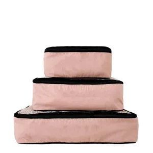 Canvas Packing Cubes - Pink/Blush
