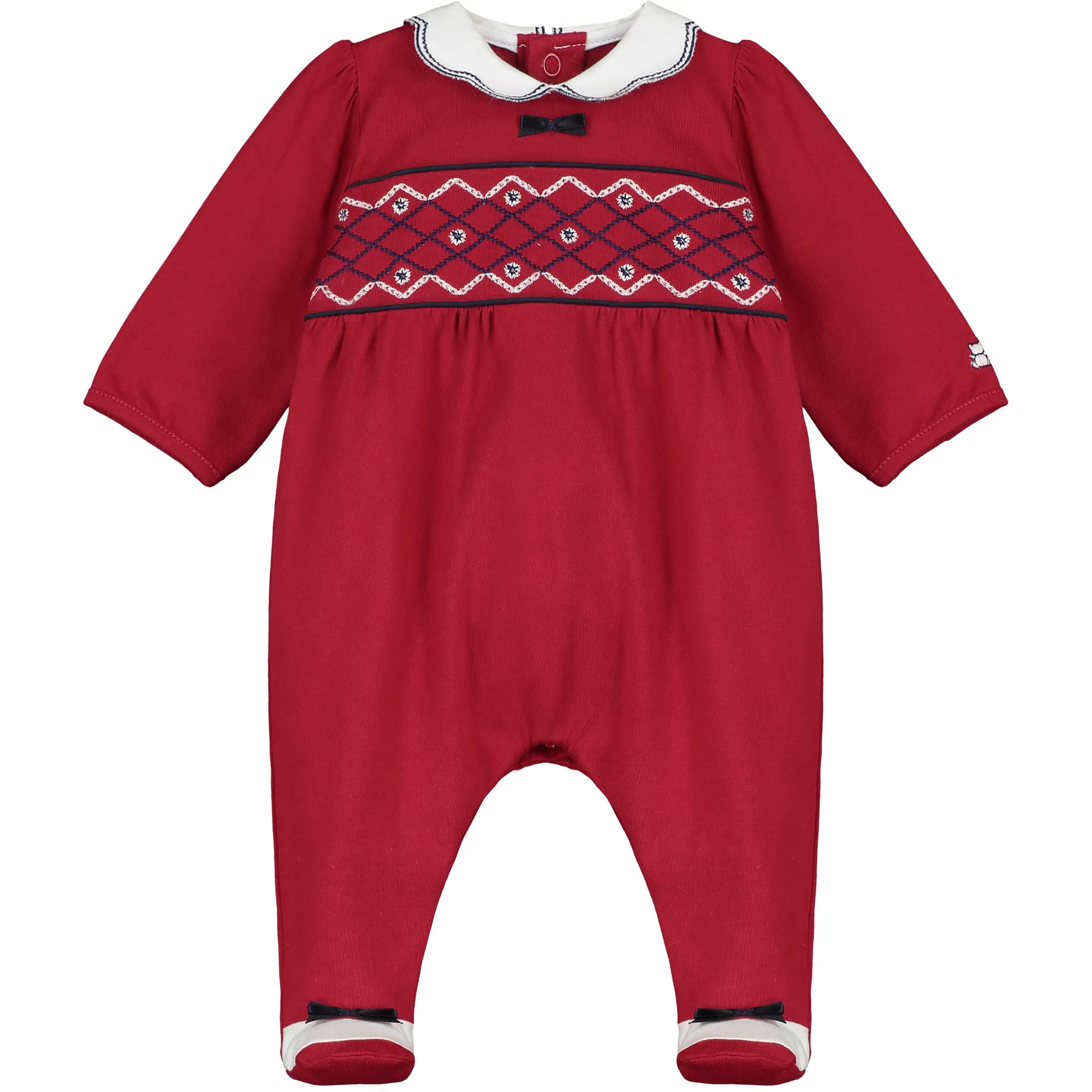 Carol Red Baby Girls Babygrow