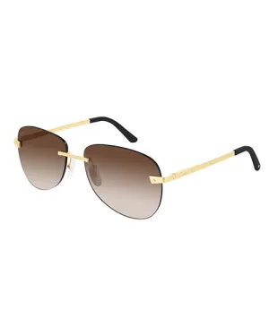 CARTIER | Santos De Cartier Unisex Sunglasses | Brown