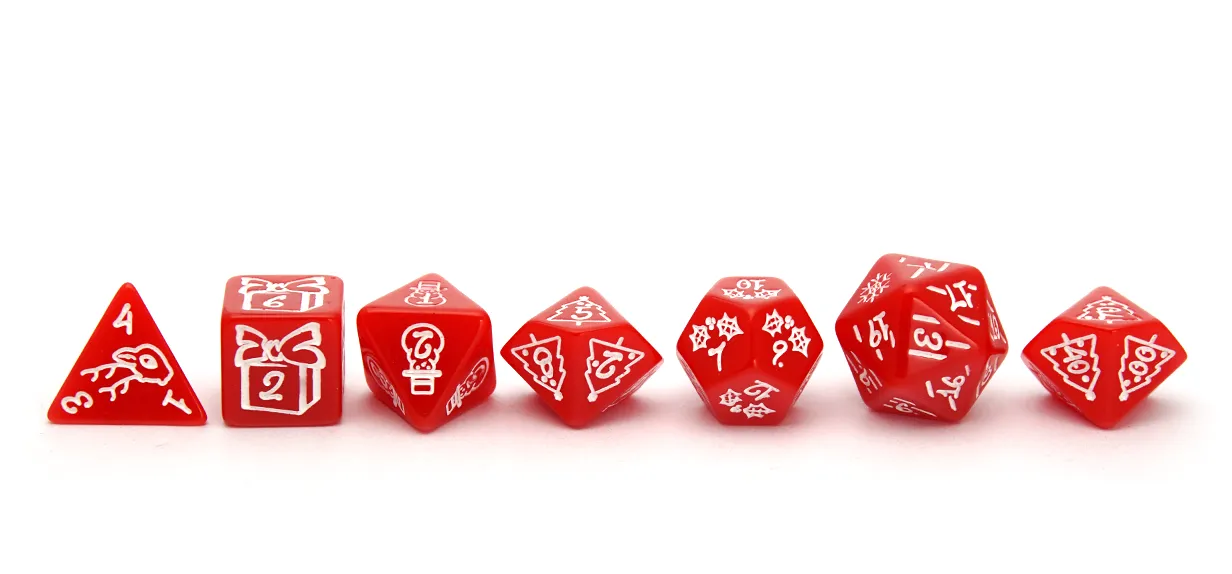 Christmas Dice Set