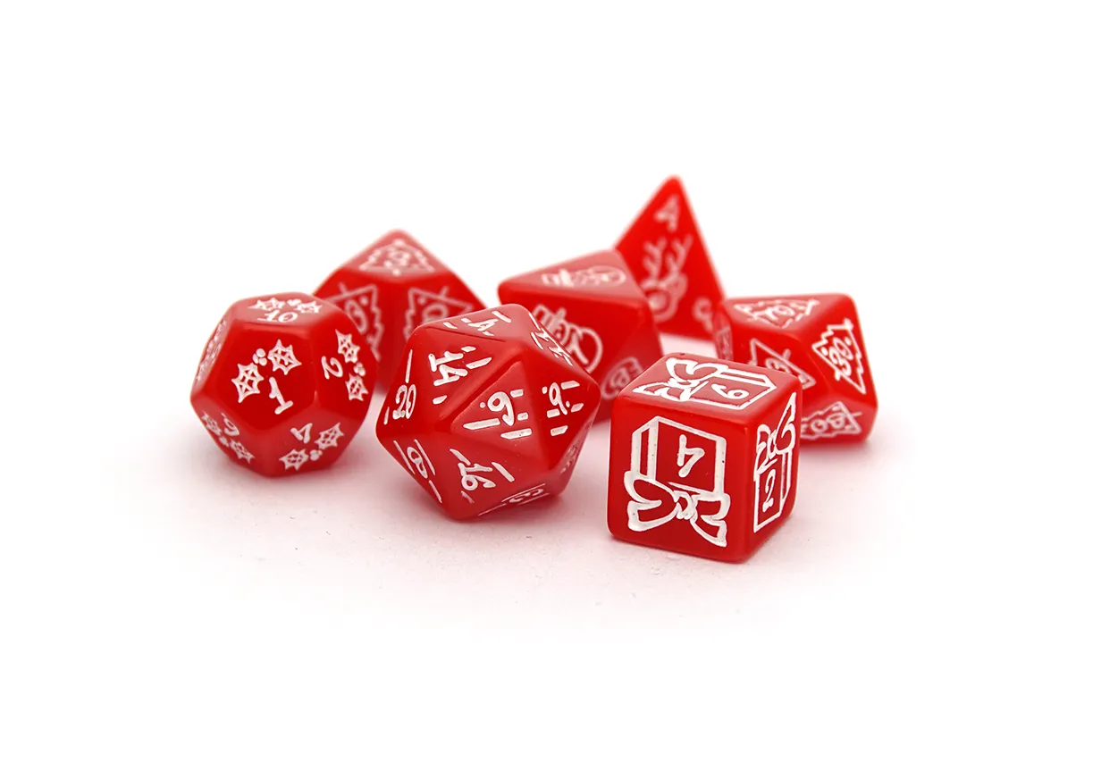 Christmas Dice Set