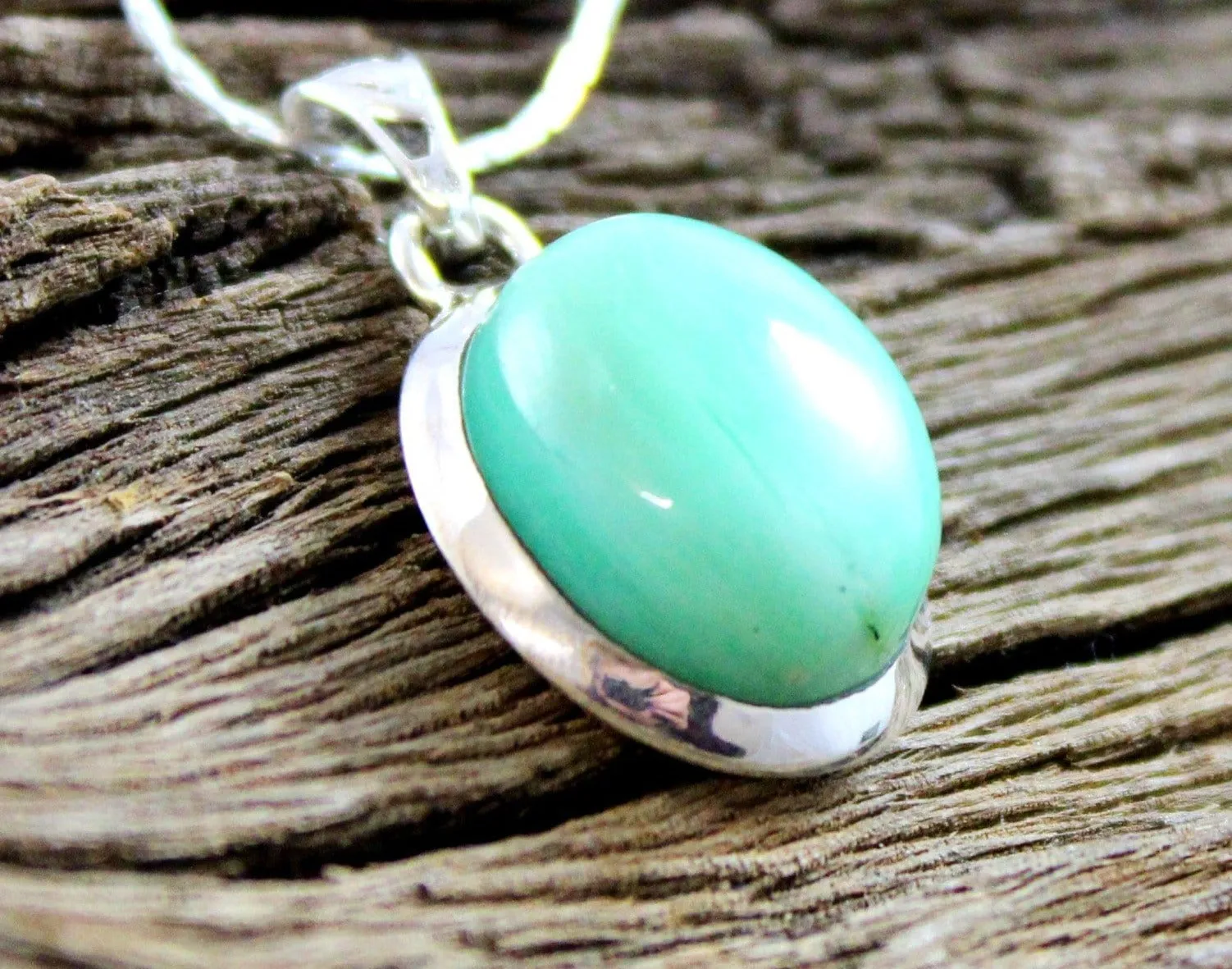 Chrysoprase Pendant