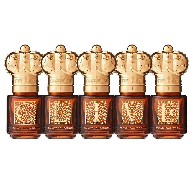 Clive Christian Private Collection Masculine Large Perfume Traveler Gift Set, 5x10ml