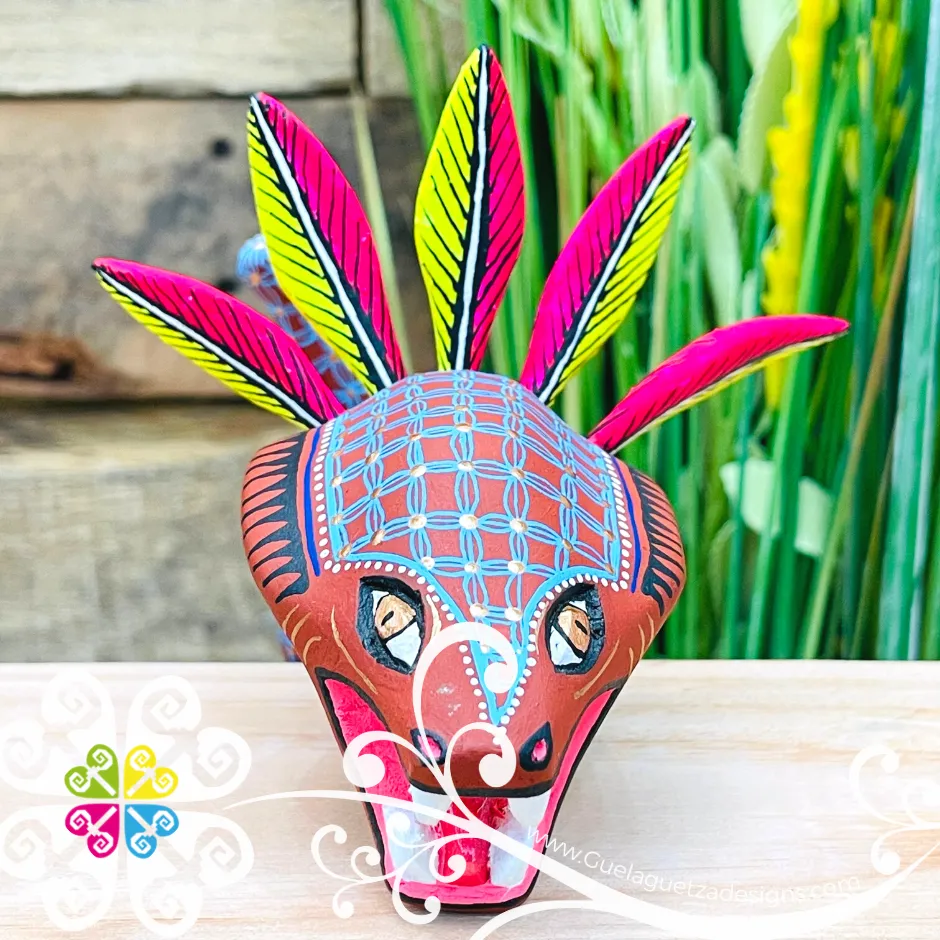 Cobra Alebrije- Handcarve Wood Decoration Figure