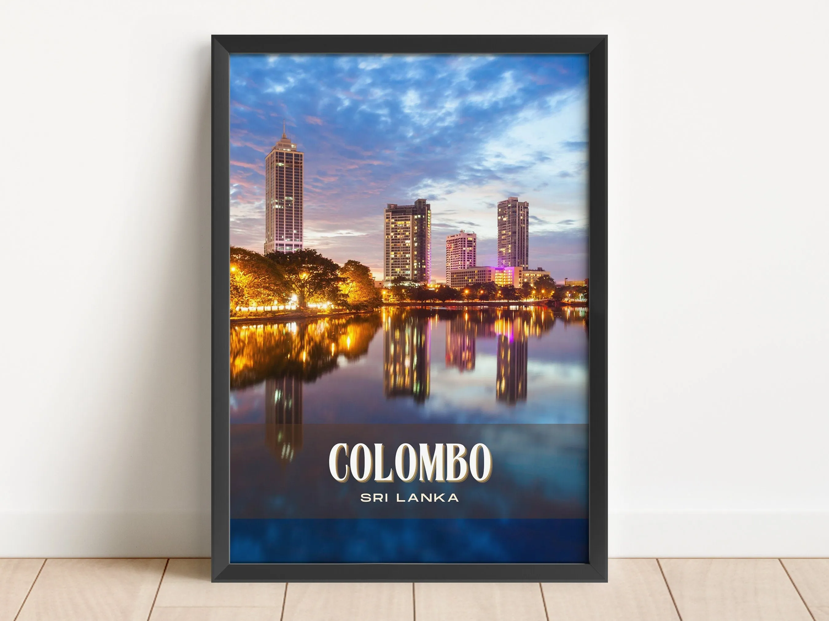 Colombo Retro Wall Art, Sri Lanka