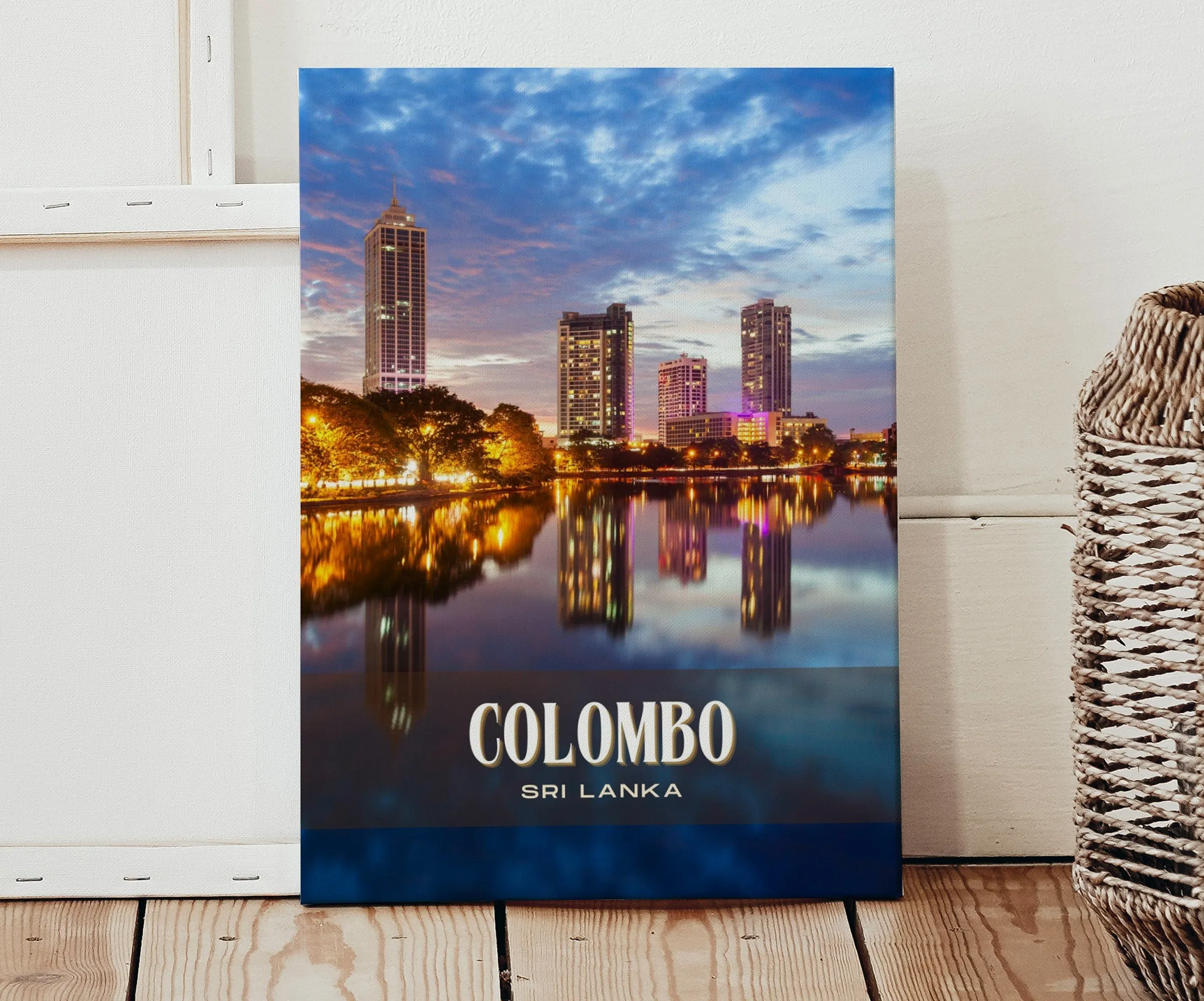 Colombo Retro Wall Art, Sri Lanka
