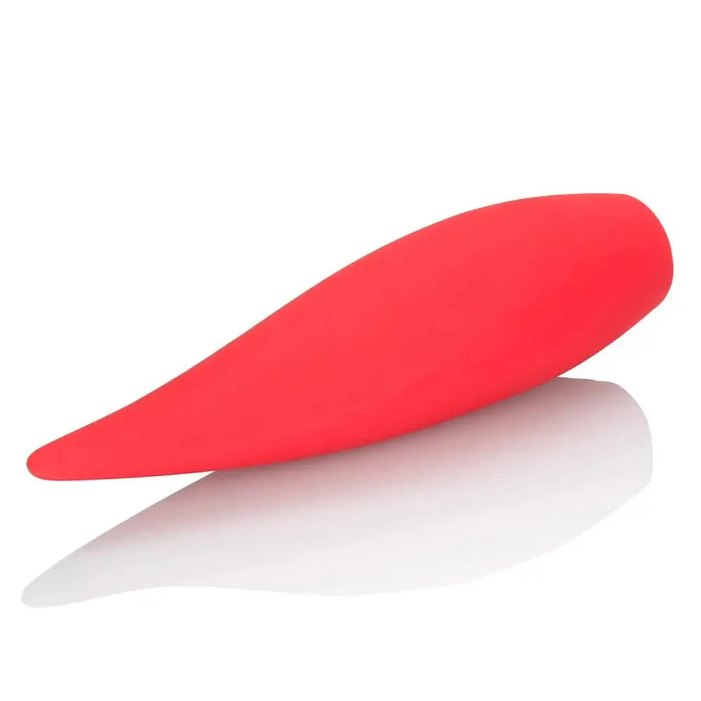 Colt Silicone Red Rechargeable and Waterproof Flickering Tongue Vibrator