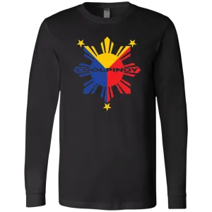 CoolPinoy Tricolor Unisex Jersey Long Sleeve T-Shirt