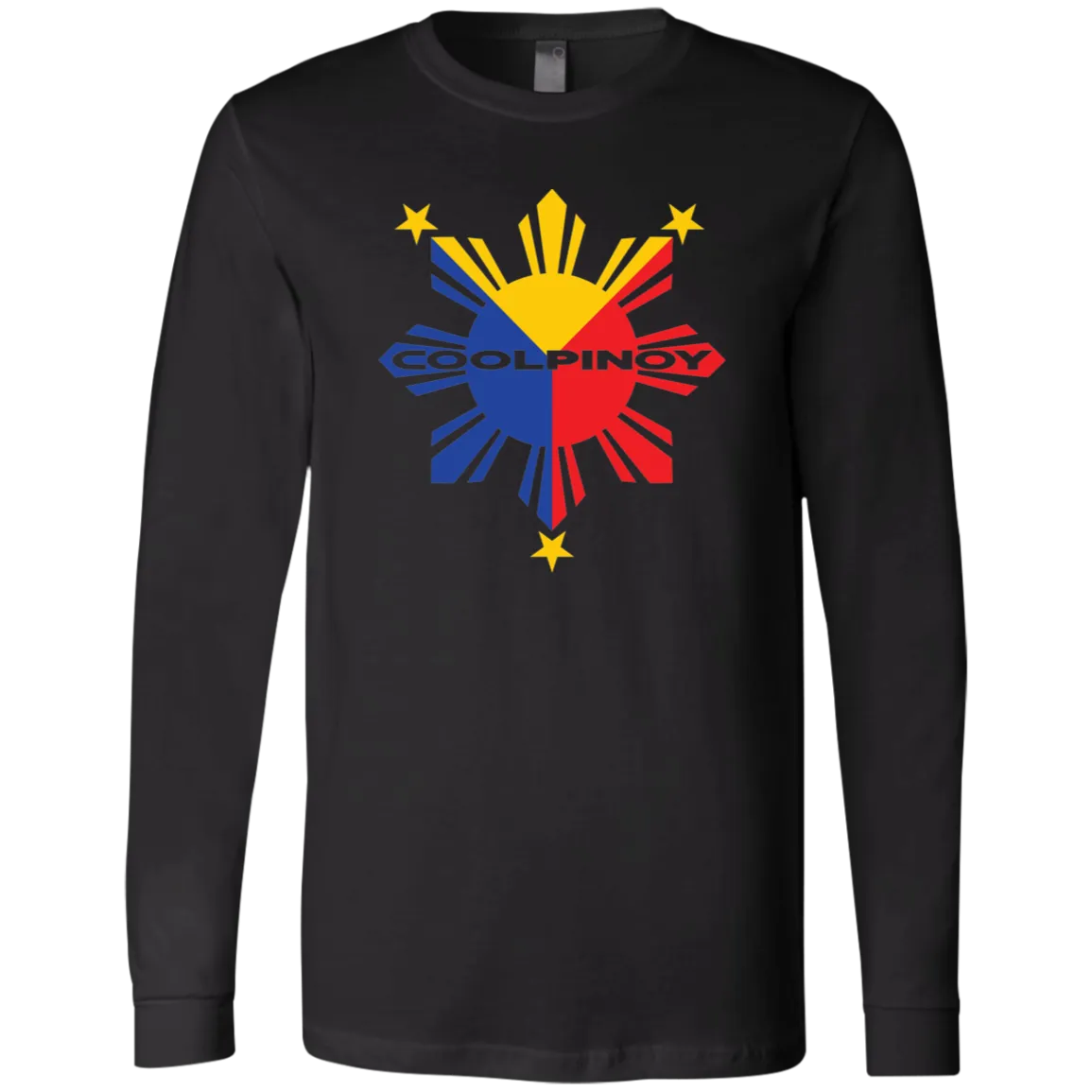 CoolPinoy Tricolor Unisex Jersey Long Sleeve T-Shirt