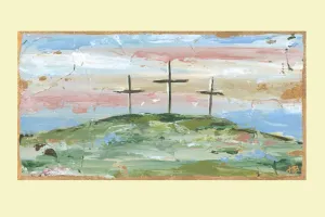 Crosses On Hill Pillow Swap